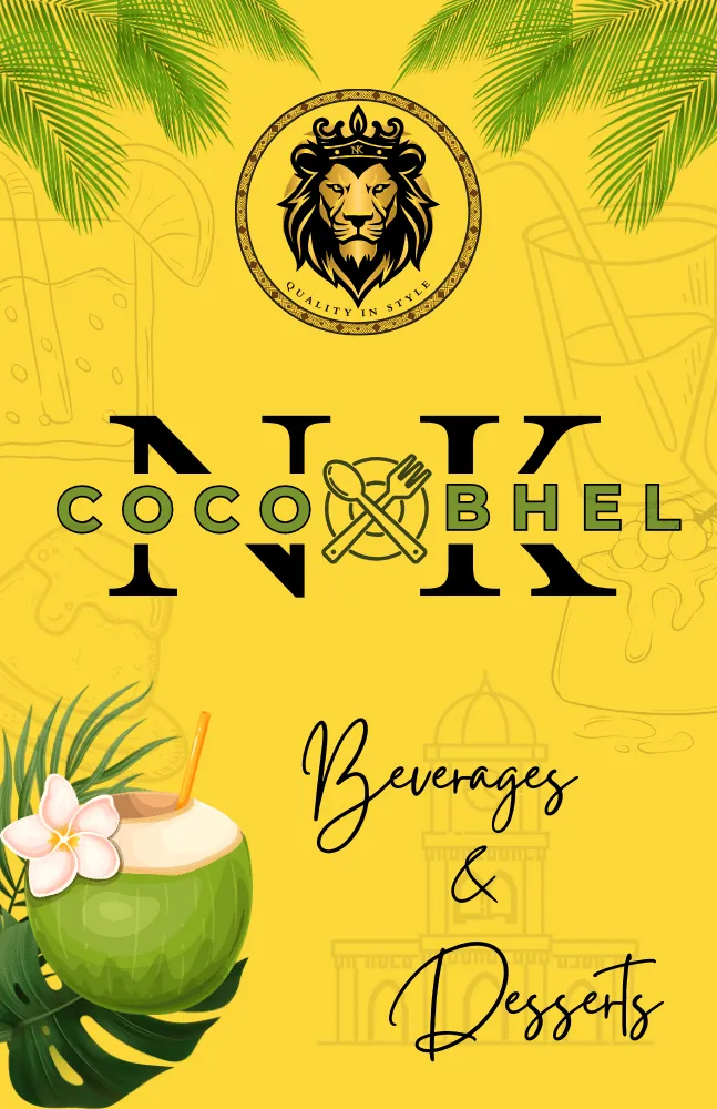 NK Coco Menu Banner. Click to view the menu